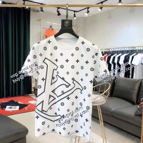  LOUIS VUITTONブランド 偽物 通販  コスパ最高のプライス  半袖シャツ  ルイ ヴィトン LOUIS VUITTON  2021春夏 