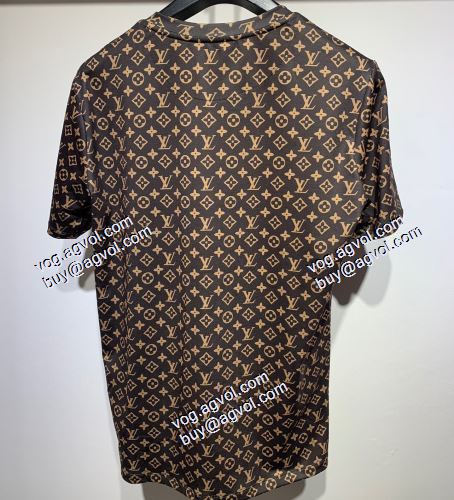  半袖シャツ  ルイ ヴィトン LOUIS VUITTON  LOUIS VUITTON偽物ブランド  2021春夏  希少    
