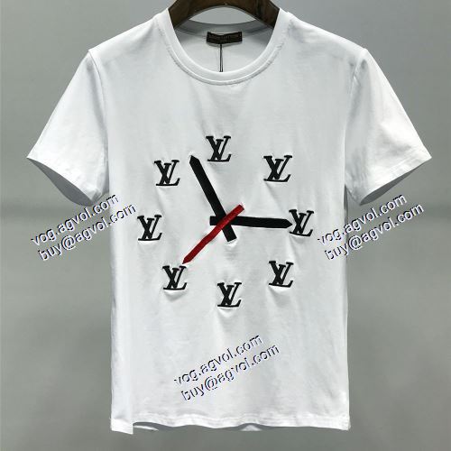  2021春夏  LOUIS VUITTONスーパーコピー 代引 個性派  2色可選  半袖シャツ  ルイ ヴィトン LOUIS VUITTON