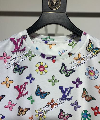  LOUIS VUITTONスーパーコピー 半袖Tシャツ ルイ ヴィトン LOUIS VUITTON 2021春夏 上質 大人気！
