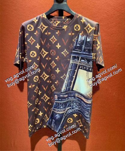  LOUIS VUITTONコピー ブランド 2021春夏 ルイ ヴィトン LOUIS VUITTON 半袖Tシャツ 耐久性に優れ
