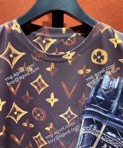  LOUIS VUITTONコピー ブランド 2021春夏 ルイ ヴィトン LOUIS VUITTON 半袖Tシャツ 耐久性に優れ