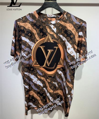  半袖Tシャツ ルイ ヴィトン LOUIS VUITTON 絶大な人気を誇る 2021春夏 LOUIS VUITTONブランド 偽物 通販