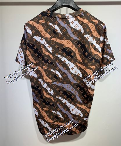  半袖Tシャツ ルイ ヴィトン LOUIS VUITTON 絶大な人気を誇る 2021春夏 LOUIS VUITTONブランド 偽物 通販