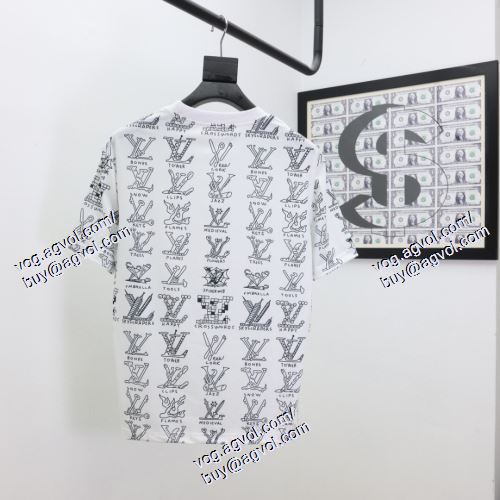  半袖Tシャツ 注目のアイテム 2021春夏 LOUIS VUITTONコピーブランド 2色可選 ルイ ヴィトン LOUIS VUITTON
