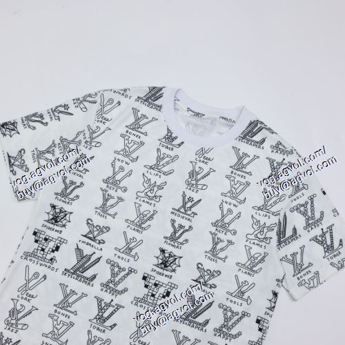  半袖Tシャツ 注目のアイテム 2021春夏 LOUIS VUITTONコピーブランド 2色可選 ルイ ヴィトン LOUIS VUITTON