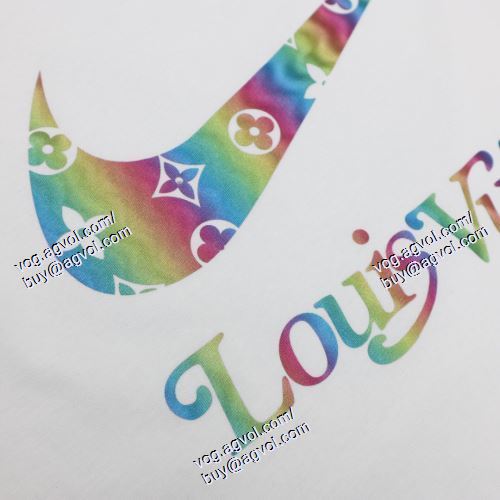  2021春夏 ルイ ヴィトン LOUIS VUITTON 半袖Tシャツ 2色可選 LOUIS VUITTON偽物ブランド 高級感を引き立てる