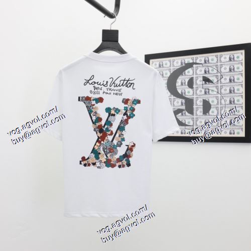  LOUIS VUITTONスーパーコピー 代引 半袖Tシャツ 高級感ある 2色可選 ルイ ヴィトン LOUIS VUITTON 2021春夏
