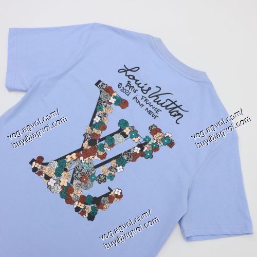  LOUIS VUITTONスーパーコピー 代引 半袖Tシャツ 高級感ある 2色可選 ルイ ヴィトン LOUIS VUITTON 2021春夏