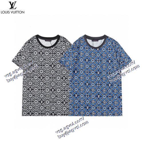 人気 ランキング ルイ ヴィトン LOUIS VUITTON 2色可選 半袖Tシャツ LOUIS VUITTONブランドスーパーコピー 2021春夏