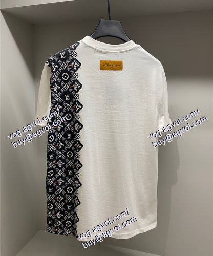  ルイ ヴィトン LOUIS VUITTON 2021春夏 数に限りがある 2色可選 半袖Tシャツ LOUIS VUITTONブランド コピー