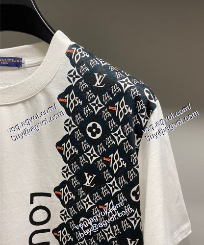  ルイ ヴィトン LOUIS VUITTON 2021春夏 数に限りがある 2色可選 半袖Tシャツ LOUIS VUITTONブランド コピー