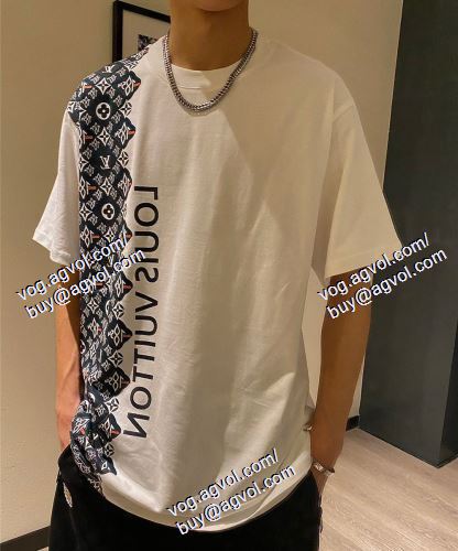  ルイ ヴィトン LOUIS VUITTON 2021春夏 数に限りがある 2色可選 半袖Tシャツ LOUIS VUITTONブランド コピー