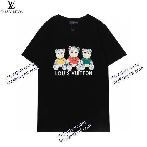  2021春夏 LOUIS VUITTONコピーブランド 2色可選 半袖Tシャツ お洒落に魅せる ルイ ヴィトン LOUIS VUITTON