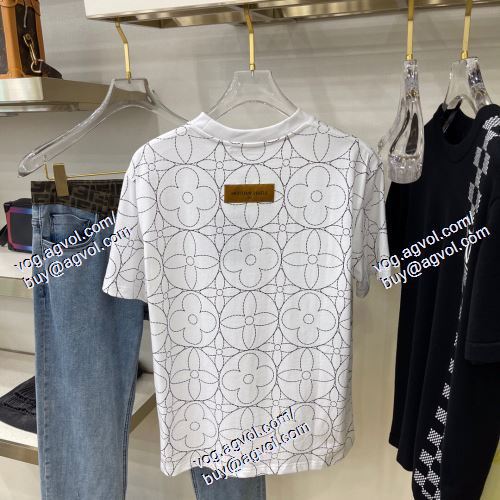 LOUIS VUITTONスーパーコピー 2色可選 半袖Tシャツ ルイ ヴィトン LOUIS VUITTON 2021春夏 存在感のある