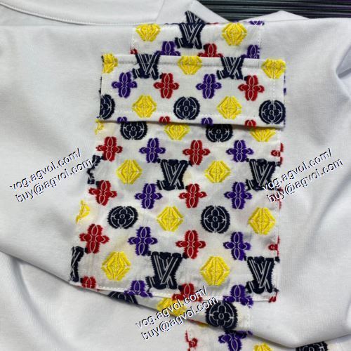  ファッション 人気 2色可選 半袖Tシャツ LOUIS VUITTONコピー ブランド 2021春夏 ルイ ヴィトン LOUIS VUITTON 