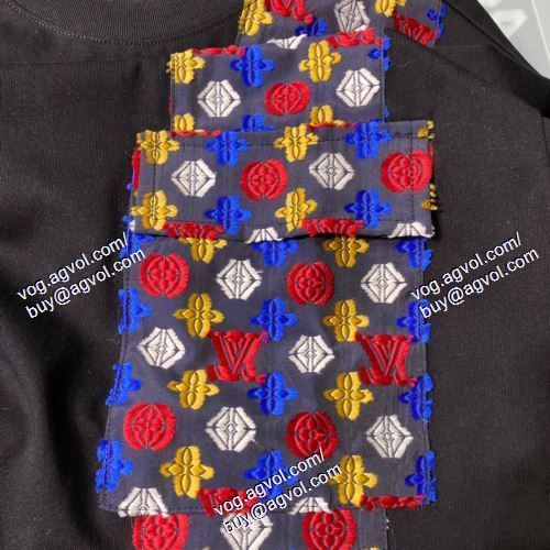  ファッション 人気 2色可選 半袖Tシャツ LOUIS VUITTONコピー ブランド 2021春夏 ルイ ヴィトン LOUIS VUITTON 