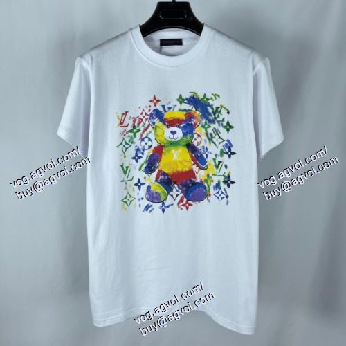  ルイ ヴィトン LOUIS VUITTON 2色可選 半袖Tシャツ LOUIS VUITTONブランドスーパーコピー 2021春夏 人気激売れ