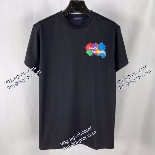  2021春夏 LOUIS VUITTONブランドコピー 2色可選 SALE開催 半袖Tシャツ ルイ ヴィトン LOUIS VUITTON 