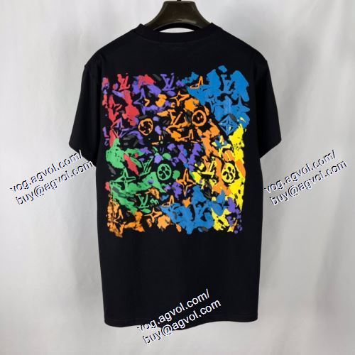  2021春夏 LOUIS VUITTONブランドコピー 2色可選 SALE開催 半袖Tシャツ ルイ ヴィトン LOUIS VUITTON 