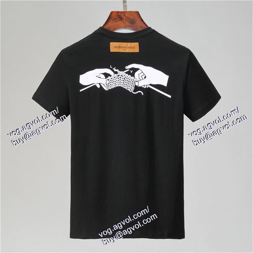  ルイ ヴィトン LOUIS VUITTON 2021春夏 格安！ LOUIS VUITTONブランド 偽物 通販 半袖Tシャツ 2色可選 