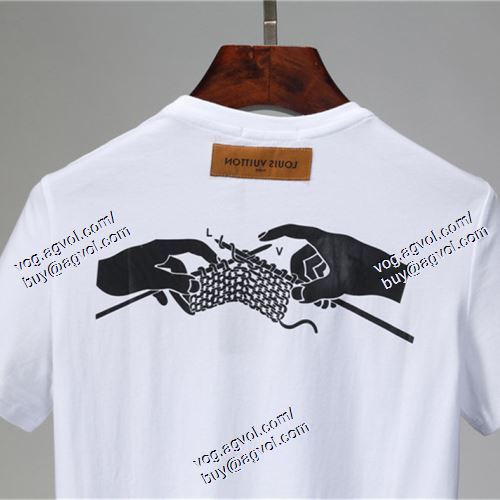  ルイ ヴィトン LOUIS VUITTON 2021春夏 格安！ LOUIS VUITTONブランド 偽物 通販 半袖Tシャツ 2色可選 