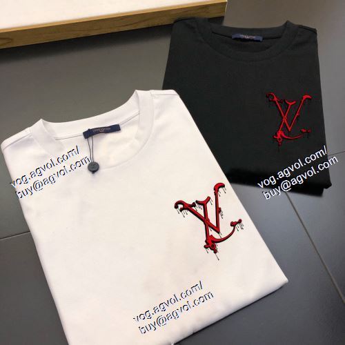  LOUIS VUITTONスーパーコピー 代引 存在感◎ 2色可選 半袖Tシャツ ルイ ヴィトン LOUIS VUITTON 2021春夏