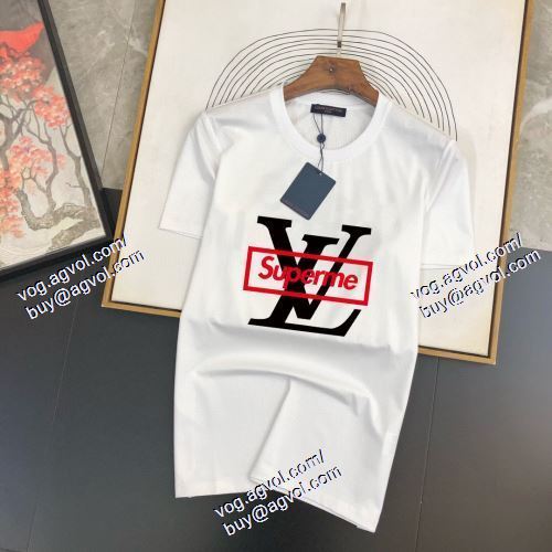  ルイ ヴィトン LOUIS VUITTON 一味違うケーブル編みが魅力満点 LOUIS VUITTONブランドスーパーコピー 2021春夏 2色可選 半袖Tシャツ