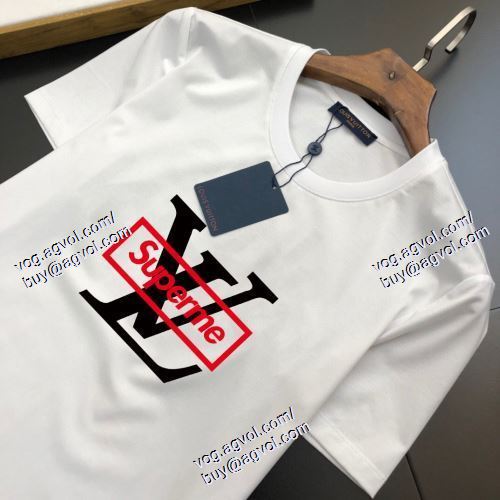  ルイ ヴィトン LOUIS VUITTON 一味違うケーブル編みが魅力満点 LOUIS VUITTONブランドスーパーコピー 2021春夏 2色可選 半袖Tシャツ