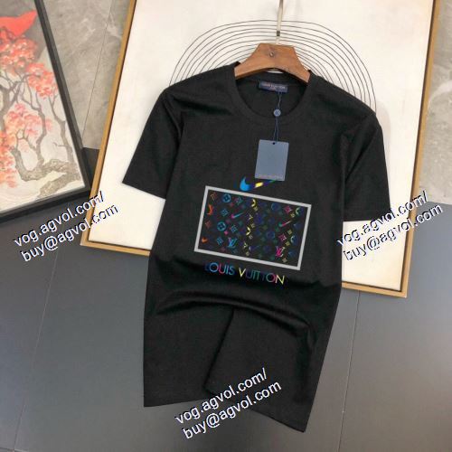  ルイ ヴィトン LOUIS VUITTON 2色可選 半袖Tシャツ 高級感溢れるデザイン 2021春夏 LOUIS VUITTONブランド コピー
