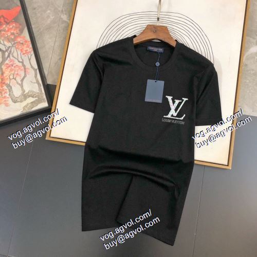  LOUIS VUITTONスーパーコピー 上質 大人気 2色可選 半袖Tシャツ ルイ ヴィトン LOUIS VUITTON 2021春夏