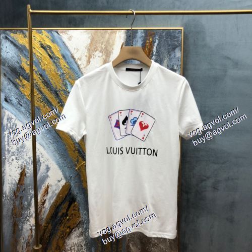  LOUIS VUITTONコピー ブランド 2021春夏 2色可選 耐久性に優れ 半袖Tシャツ ルイ ヴィトン LOUIS VUITTON