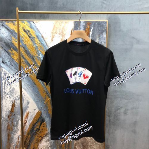  LOUIS VUITTONコピー ブランド 2021春夏 2色可選 耐久性に優れ 半袖Tシャツ ルイ ヴィトン LOUIS VUITTON