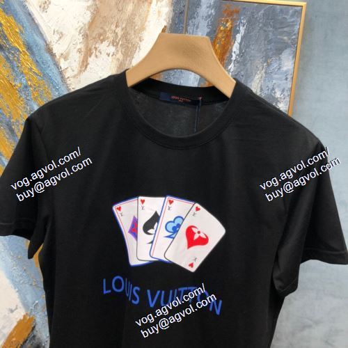 LOUIS VUITTONコピー ブランド 2021春夏 2色可選 耐久性に優れ 半袖Tシャツ ルイ ヴィトン LOUIS VUITTON
