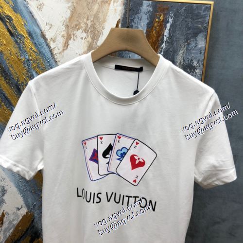  LOUIS VUITTONコピー ブランド 2021春夏 2色可選 耐久性に優れ 半袖Tシャツ ルイ ヴィトン LOUIS VUITTON