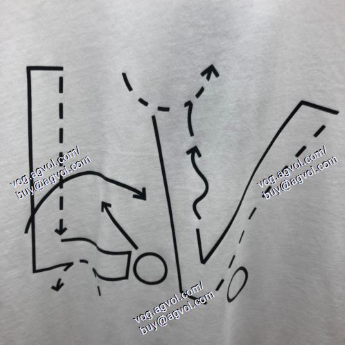  ルイ ヴィトン LOUIS VUITTON 2021春夏 LOUIS VUITTONブランド 偽物 通販 2色可選 半袖Tシャツ