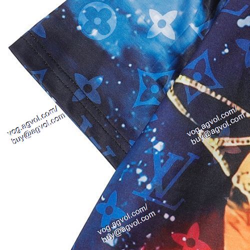  2021春夏 LOUIS VUITTONコピーブランド スタイルアップ効果 ルイ ヴィトン LOUIS VUITTON 半袖Tシャツ