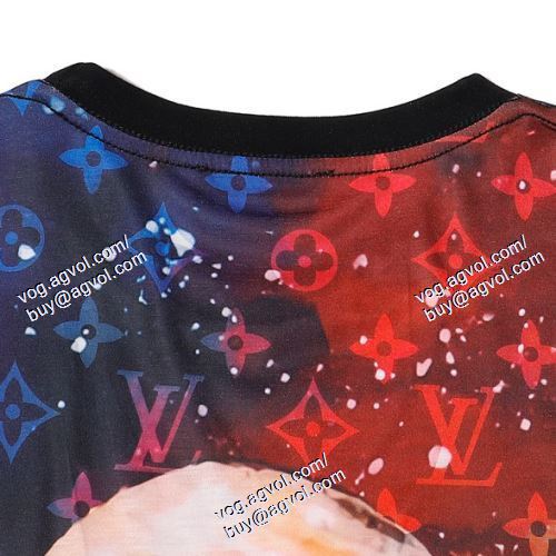  2021春夏 LOUIS VUITTONコピーブランド スタイルアップ効果 ルイ ヴィトン LOUIS VUITTON 半袖Tシャツ
