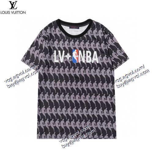  注目のアイテム 2021春夏 2色可選 半袖Tシャツ ルイ ヴィトン LOUIS VUITTON LOUIS VUITTON偽物ブランド