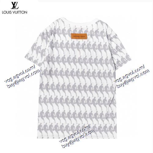  注目のアイテム 2021春夏 2色可選 半袖Tシャツ ルイ ヴィトン LOUIS VUITTON LOUIS VUITTON偽物ブランド