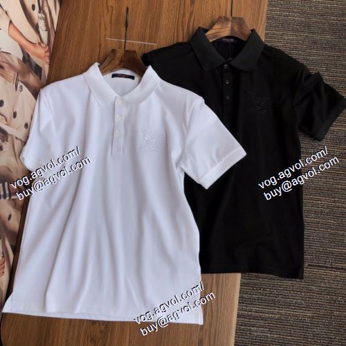  2色可選 ルイ ヴィトン LOUIS VUITTON 半袖Tシャツ LOUIS VUITTONブランドスーパーコピー 2021春夏 高級感を引き立てる