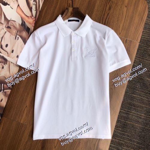  2色可選 ルイ ヴィトン LOUIS VUITTON 半袖Tシャツ LOUIS VUITTONブランドスーパーコピー 2021春夏 高級感を引き立てる