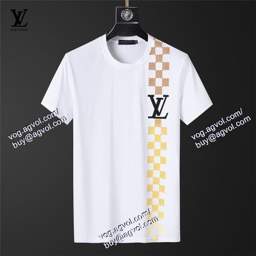  ルイ ヴィトン LOUIS VUITTON 2色可選 人気 ランキング 半袖Tシャツ 2021春夏 LOUIS VUITTONブランド コピー
