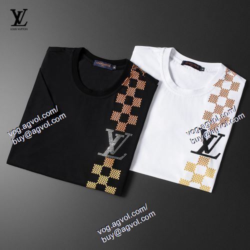  ルイ ヴィトン LOUIS VUITTON 2色可選 人気 ランキング 半袖Tシャツ 2021春夏 LOUIS VUITTONブランド コピー