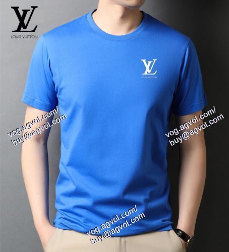  2021春夏 LOUIS VUITTONコピー 4色可選 数に限りがある 半袖Tシャツ ルイ ヴィトン LOUIS VUITTON