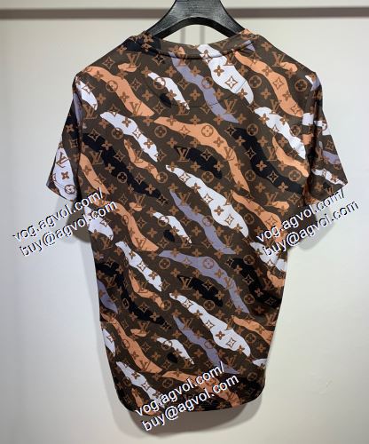  2021春夏 LOUIS VUITTONコピーブランド 半袖Tシャツ ムダな装飾を排したデザイン ルイ ヴィトン LOUIS VUITTON  