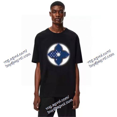  LOUIS VUITTONスーパーコピー 代引 半袖Tシャツ 4色可選 お洒落に魅せる ルイ ヴィトン LOUIS VUITTON 2021春夏