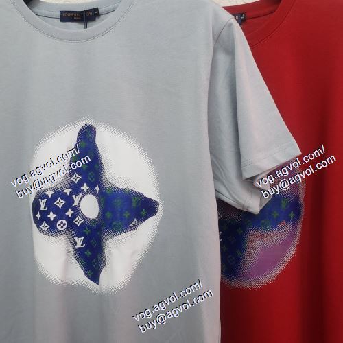  LOUIS VUITTONスーパーコピー 代引 半袖Tシャツ 4色可選 お洒落に魅せる ルイ ヴィトン LOUIS VUITTON 2021春夏