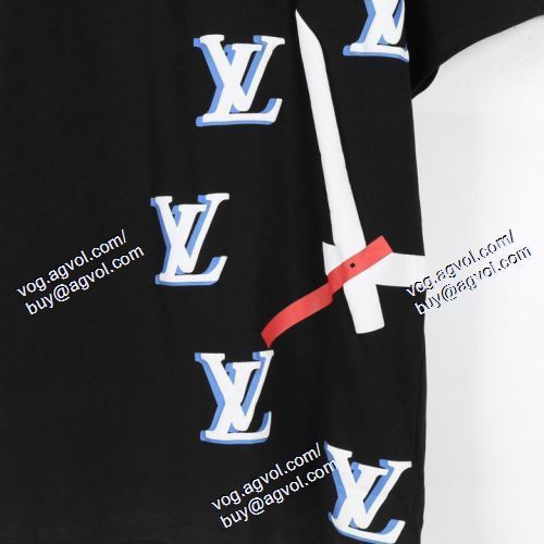 2021春夏 LOUIS VUITTONブランドコピー ルイ ヴィトン LOUIS VUITTON 半袖Tシャツ 2色可選 超目玉