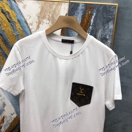  LOUIS VUITTONスーパーコピー 激安 ルイ ヴィトン LOUIS VUITTON 2021春夏 2色可選 ファッション 人気 半袖Tシャツ
